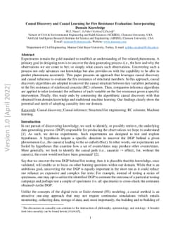 Causal Discovery and Causal Learning for Fire Resistance Evaluation:
  Incorporating Domain Knowledge