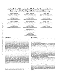 An Analysis of Discretization Methods for Communication Learning with
  Multi-Agent Reinforcement Learning