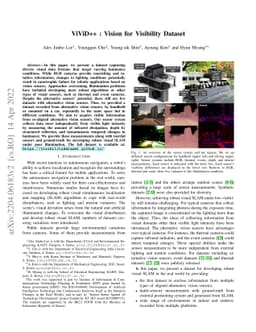 ViViD++: Vision for Visibility Dataset