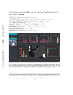 Uplifting Interviews in Social Science with Individual Data
  Visualization: the case of Music Listening