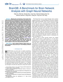 BrainGB: A Benchmark for Brain Network Analysis with Graph Neural
  Networks