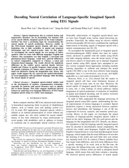 Decoding Neural Correlation of Language-Specific Imagined Speech using
  EEG Signals