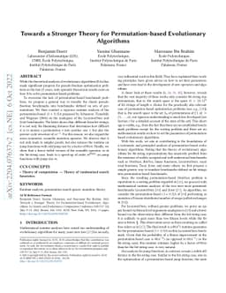 Towards a Stronger Theory for Permutation-based Evolutionary Algorithms