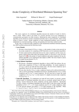Awake Complexity of Distributed Minimum Spanning Tree