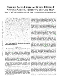 Quantum-Secured Space-Air-Ground Integrated Networks: Concept,
  Framework, and Case Study