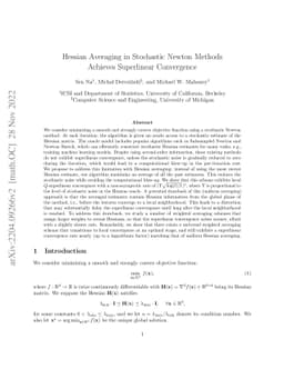 Hessian Averaging in Stochastic Newton Methods Achieves Superlinear
  Convergence