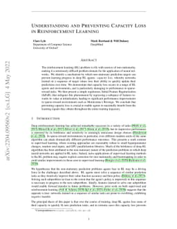 Understanding and Preventing Capacity Loss in Reinforcement Learning