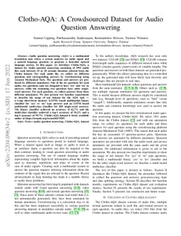 Clotho-AQA: A Crowdsourced Dataset for Audio Question Answering