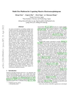 Multi-Tier Platform for Cognizing Massive Electroencephalogram