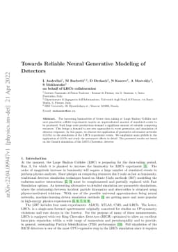 Towards Reliable Neural Generative Modeling of Detectors