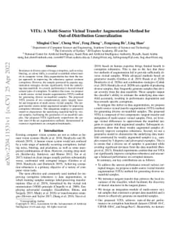 VITA: A Multi-Source Vicinal Transfer Augmentation Method for
  Out-of-Distribution Generalization