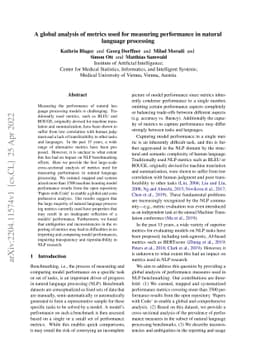 A global analysis of metrics used for measuring performance in natural
  language processing