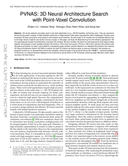PVNAS: 3D Neural Architecture Search with Point-Voxel Convolution