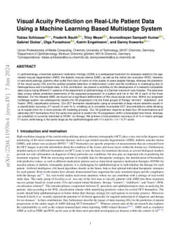 Visual Acuity Prediction on Real-Life Patient Data Using a Machine
  Learning Based Multistage System