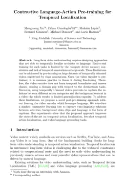 Contrastive Language-Action Pre-training for Temporal Localization