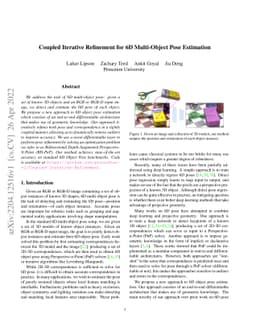 Coupled Iterative Refinement for 6D Multi-Object Pose Estimation