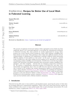 FedShuffle: Recipes for Better Use of Local Work in Federated Learning
