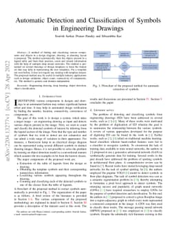 Automatic Detection and Classification of Symbols in Engineering
  Drawings