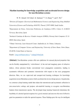 Machine learning for knowledge acquisition and accelerated
  inverse-design for non-Hermitian systems