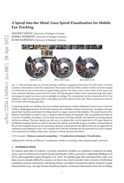 A Spiral into the Mind: Gaze Spiral Visualization for Mobile Eye
  Tracking