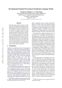Developmental Negation Processing in Transformer Language Models