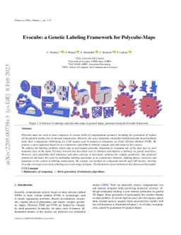 Evocube: a Genetic Labeling Framework for Polycube-Maps