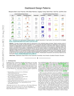 Dashboard Design Patterns