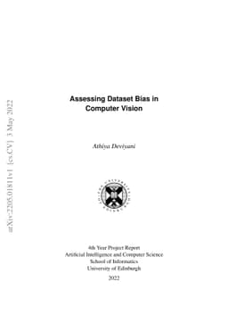 Assessing Dataset Bias in Computer Vision