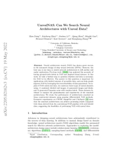 UnrealNAS: Can We Search Neural Architectures with Unreal Data?