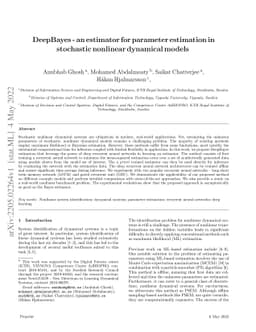 DeepBayes -- an estimator for parameter estimation in stochastic
  nonlinear dynamical models