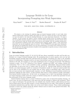 Language Models in the Loop: Incorporating Prompting into Weak
  Supervision