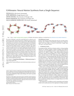 GANimator: Neural Motion Synthesis from a Single Sequence