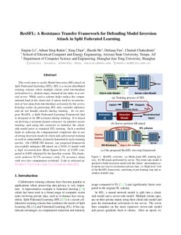 ResSFL: A Resistance Transfer Framework for Defending Model Inversion
  Attack in Split Federated Learning