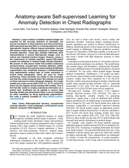 Anatomy-aware Self-supervised Learning for Anomaly Detection in Chest
  Radiographs