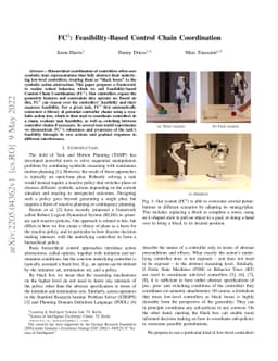 FC$^3$: Feasibility-Based Control Chain Coordination