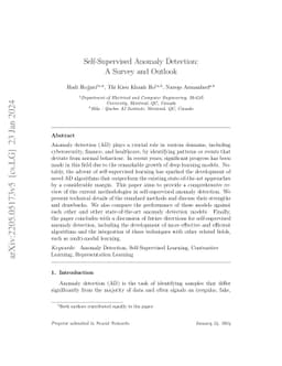 Self-Supervised Anomaly Detection in Computer Vision and Beyond: A
  Survey and Outlook