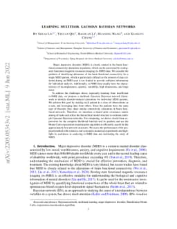 Learning Multitask Gaussian Bayesian Networks