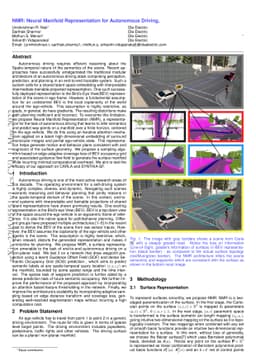 NMR: Neural Manifold Representation for Autonomous Driving