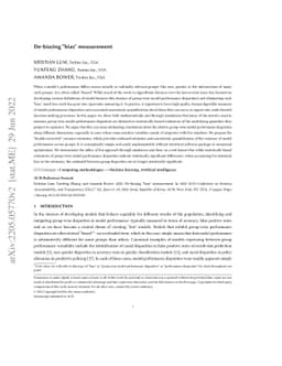 De-biasing "bias" measurement