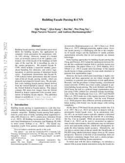 Building Facade Parsing R-CNN