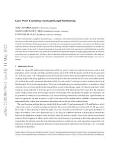 Local Motif Clustering via (Hyper)Graph Partitioning