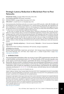 Strategic Latency Reduction in Blockchain Peer-to-Peer Networks