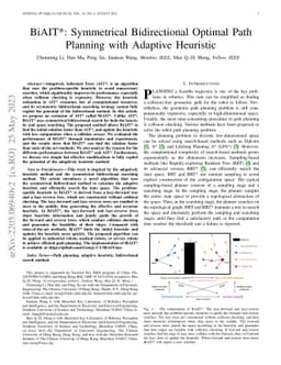 BiAIT*: Symmetrical Bidirectional Optimal Path Planning with Adaptive
  Heuristic