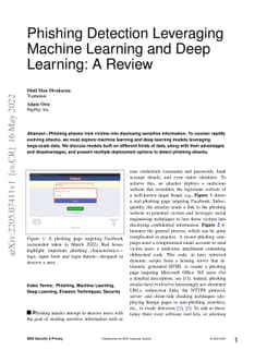 Phishing Detection Leveraging Machine Learning and Deep Learning: A
  Review