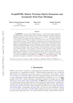GraphSPME: Markov Precision Matrix Estimation and Asymptotic Stein-Type
  Shrinkage