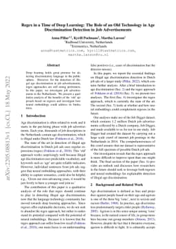 Regex in a Time of Deep Learning: The Role of an Old Technology in Age
  Discrimination Detection in Job Advertisements