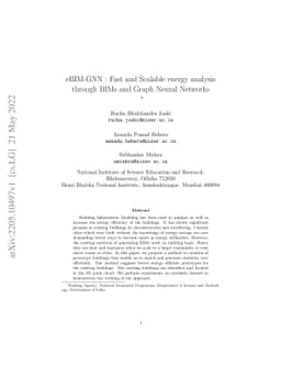 eBIM-GNN : Fast and Scalable energy analysis through BIMs and Graph
  Neural Networks