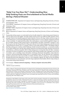 "Help! Can You Hear Me?": Understanding How Help-Seeking Posts are
  Overwhelmed on Social Media during a Natural Disaster