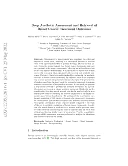 Deep Aesthetic Assessment and Retrieval of Breast Cancer Treatment
  Outcomes
