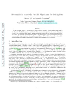Deterministic Massively Parallel Algorithms for Ruling Sets